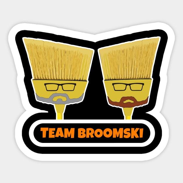 Team Broomski - 2017 Logo Sticker by SaintEuphoria